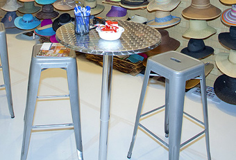Bistro Table and High Stools