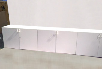 Cabinets<br><small>29" H x 48" W x 18" D</small>