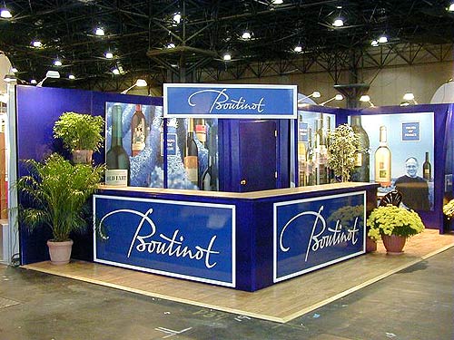 Boutinot trade show booth by Manny Stone Decorators