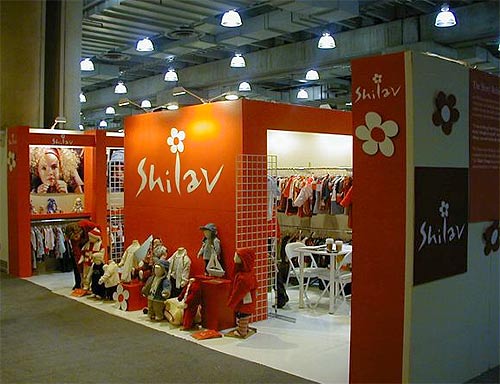 Shilav trade show booth by Manny Stone Decorators