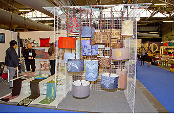 grid booth as provided by Manny Stone Decorators