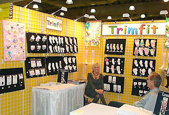 Trimfit trade show display by Manny Stone Decorators