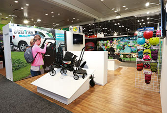 2018 Toy Fair trade show booths designed by Manny Stone Decorators