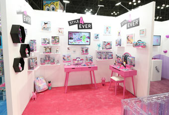 Toy Fair trade show booths designed by Manny Stone Decorators