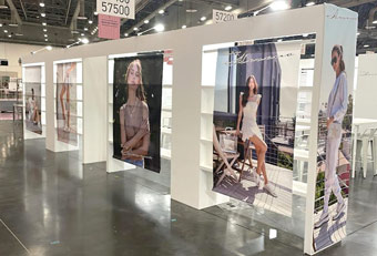 MAGIC Las Vegas trade show booths designed by Manny Stone Decorators