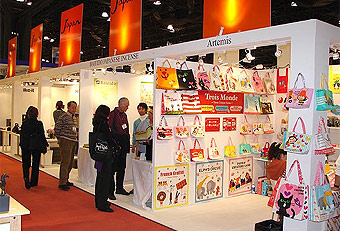 trade show booths designed by Manny Stone Decorators at the Gift Fair