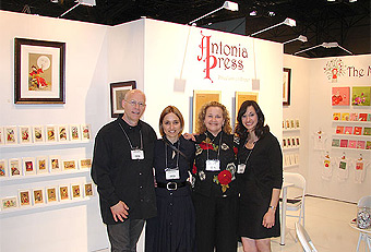 trade show booths designed by Manny Stone Decorators for the 2010 Stationery Show