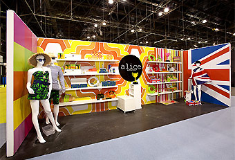 Manny Stone Decorators designed trade show booths for the Gift Fair