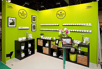 Stationery Show trade show booths designed by Manny Stone Decorators