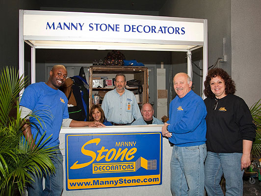the staff from Manny Stone Decorators