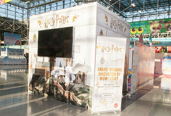Harry Potter inspired booth by Wow! Stuff